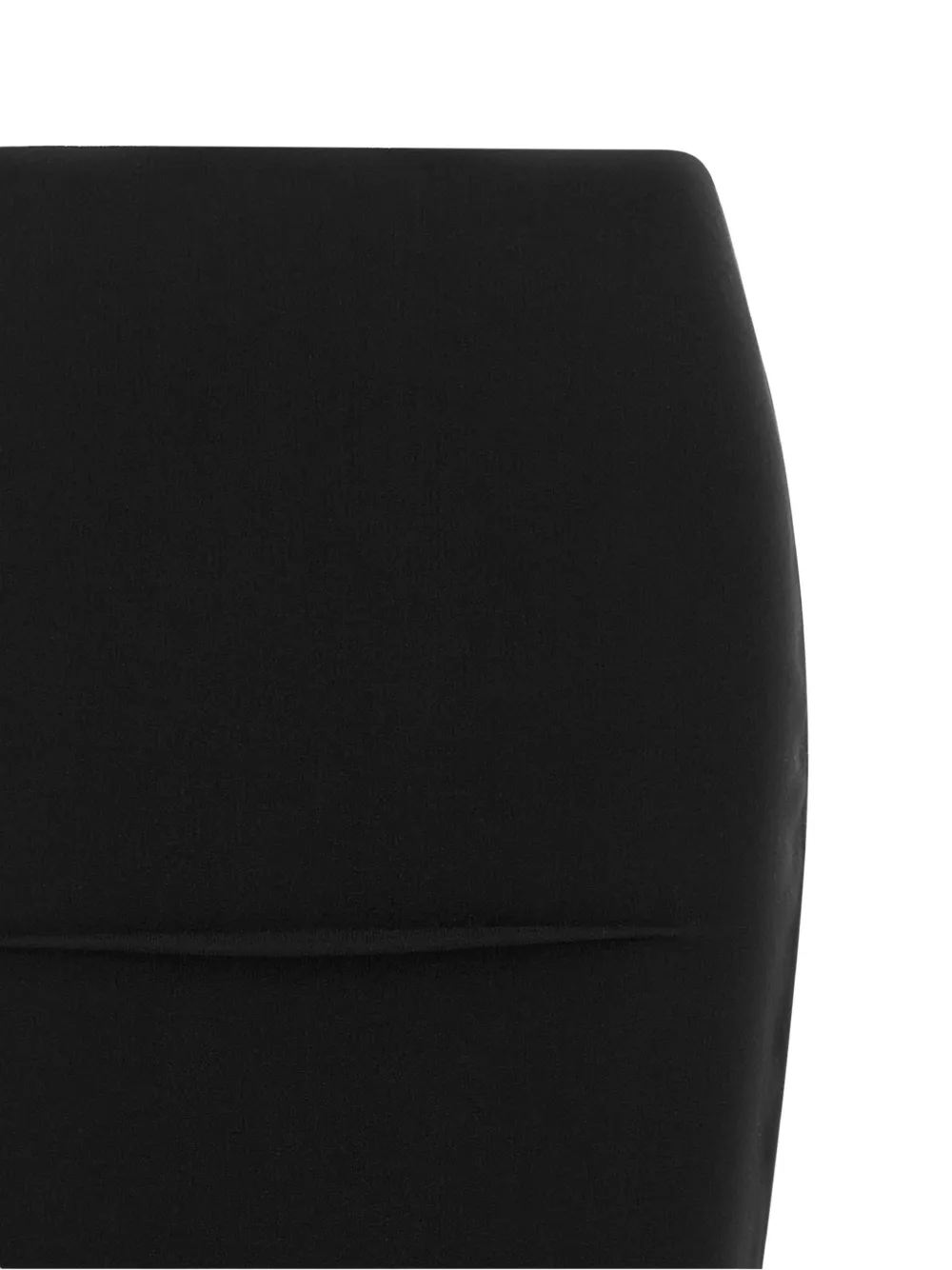 Rick Owens Gebreide maxi-rok met voorsplit Zwart