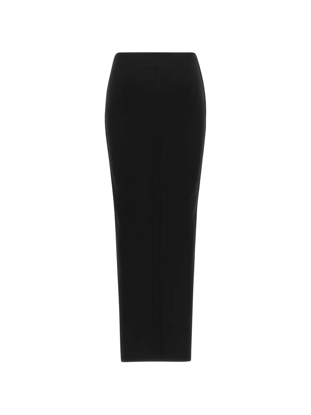 Rick Owens front-split knitted maxi skirt - Schwarz