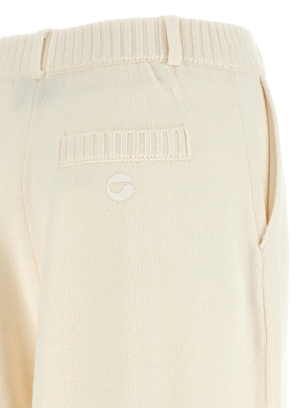 Coperni Sarouel ribbed-knit trousers Beige