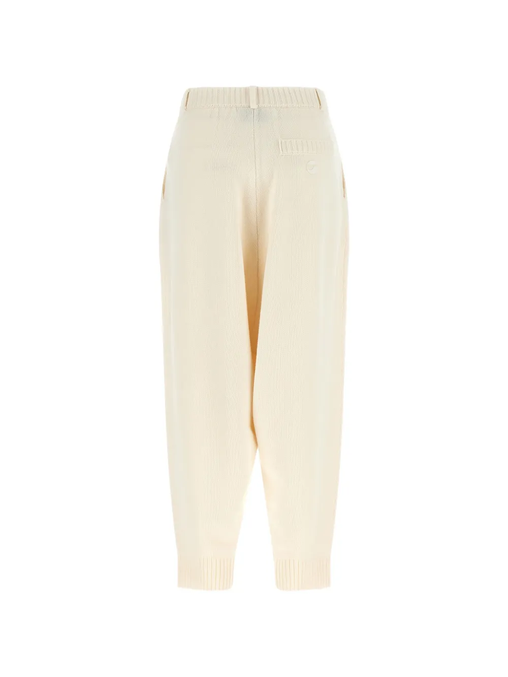 Coperni Sarouel ribbed-knit trousers Beige