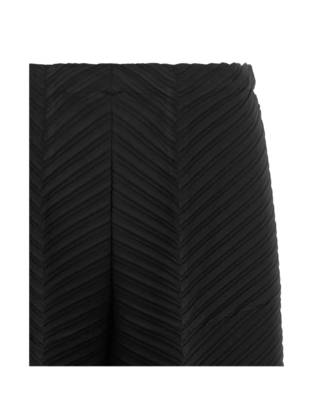 Issey Miyake Tubular Pleats broek met visgraat-patroon Zwart
