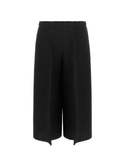 Issey Miyake Tubular Pleats herringbone-pattern trousers