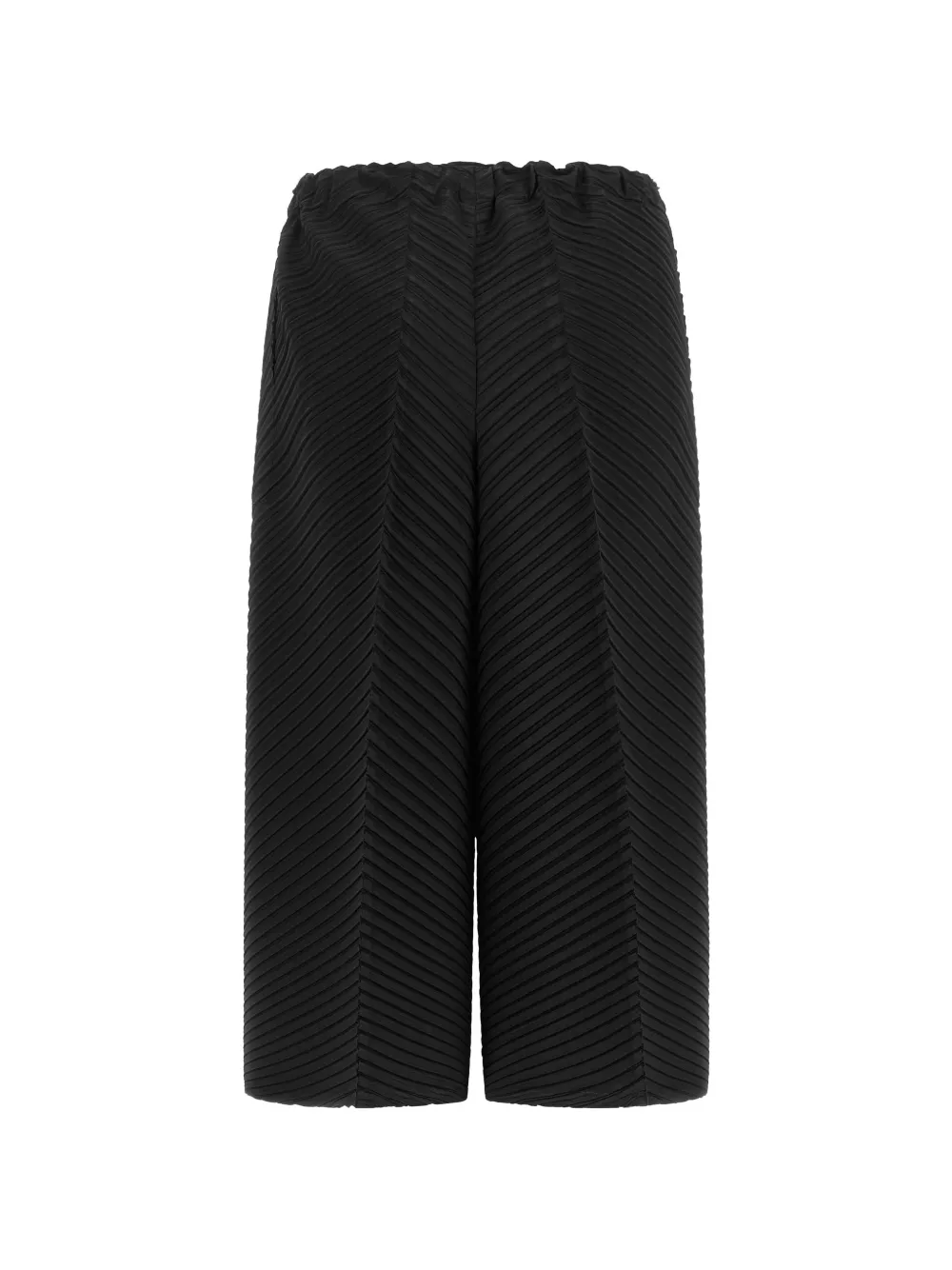 Issey Miyake Tubular Pleats broek met visgraat-patroon Zwart