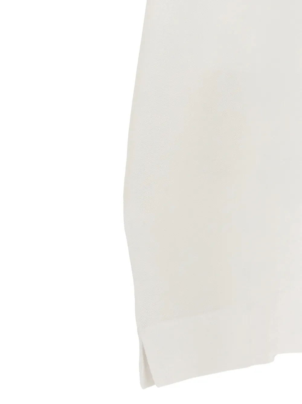 Zegna piqué cotton polo shirt Wit