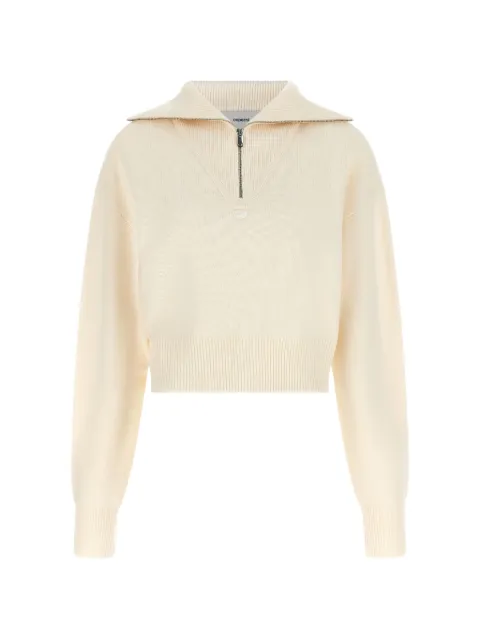 Coperni half-zip cropped sweater