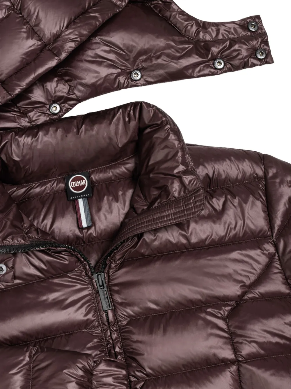 Colmar hooded quilted jacket Bruin
