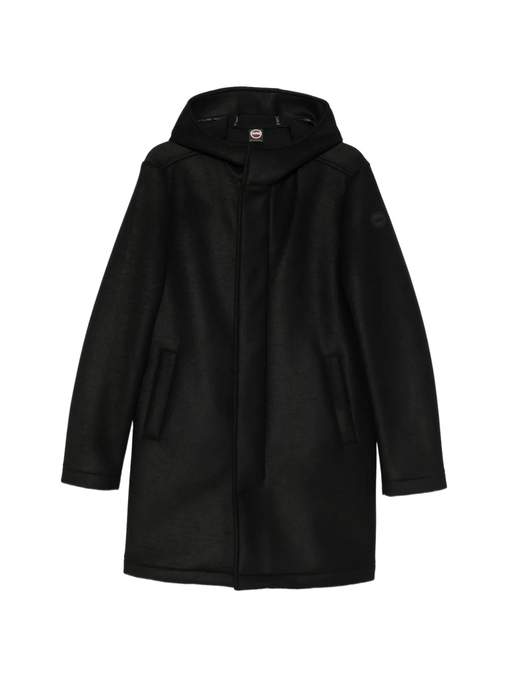 Colmar hooded zip-up coat - Nero