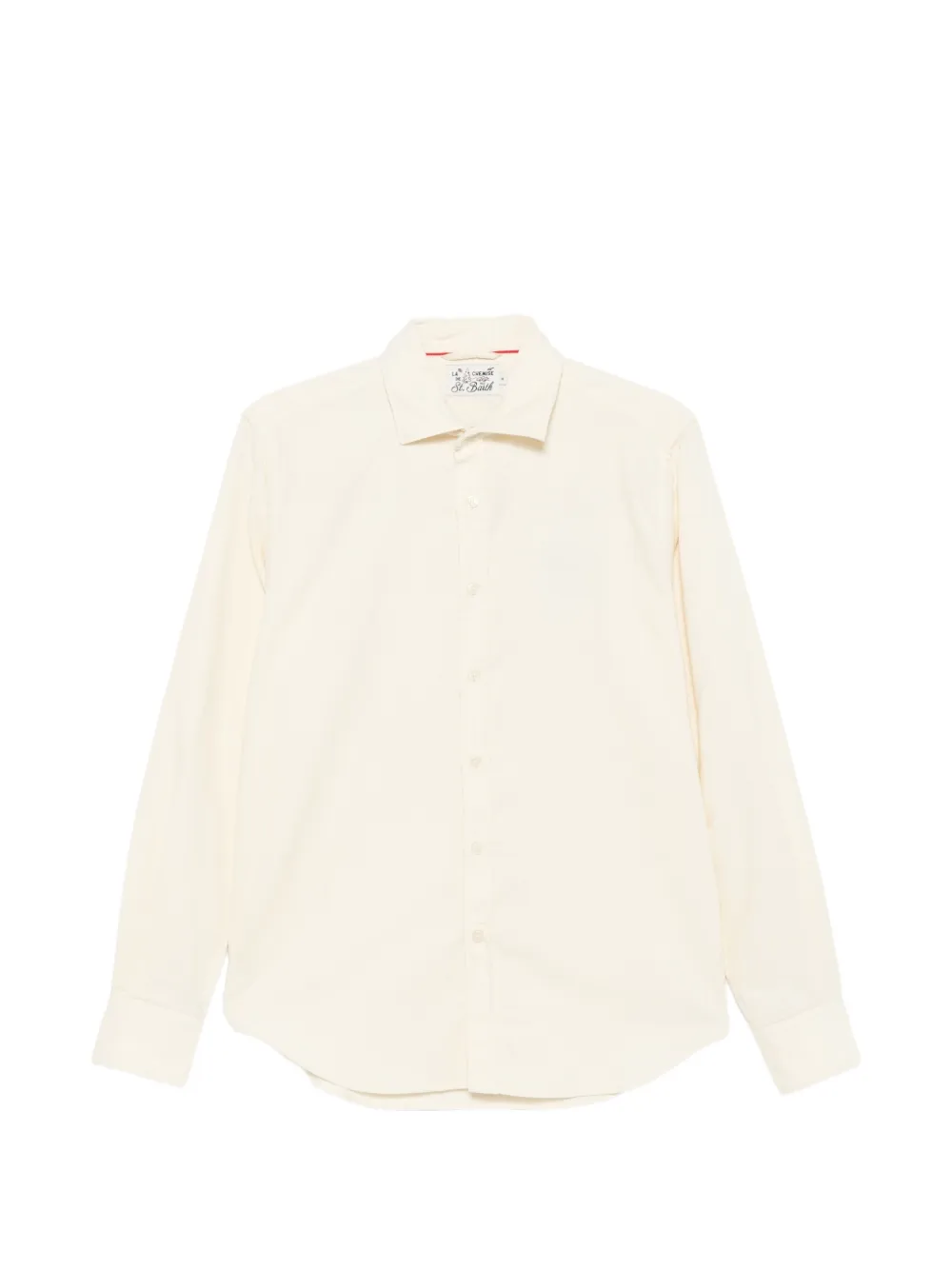 MC2 Saint Barth Seefeld embroidered corduroy shirt Beige