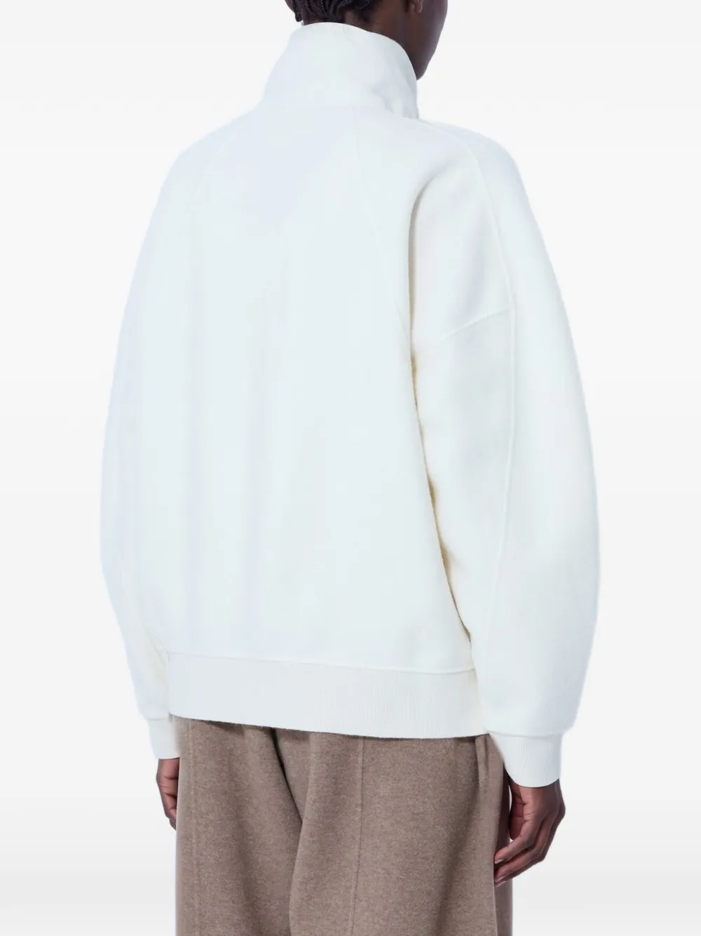 Max Mara raglan-sleeve high-neck sweater Wit