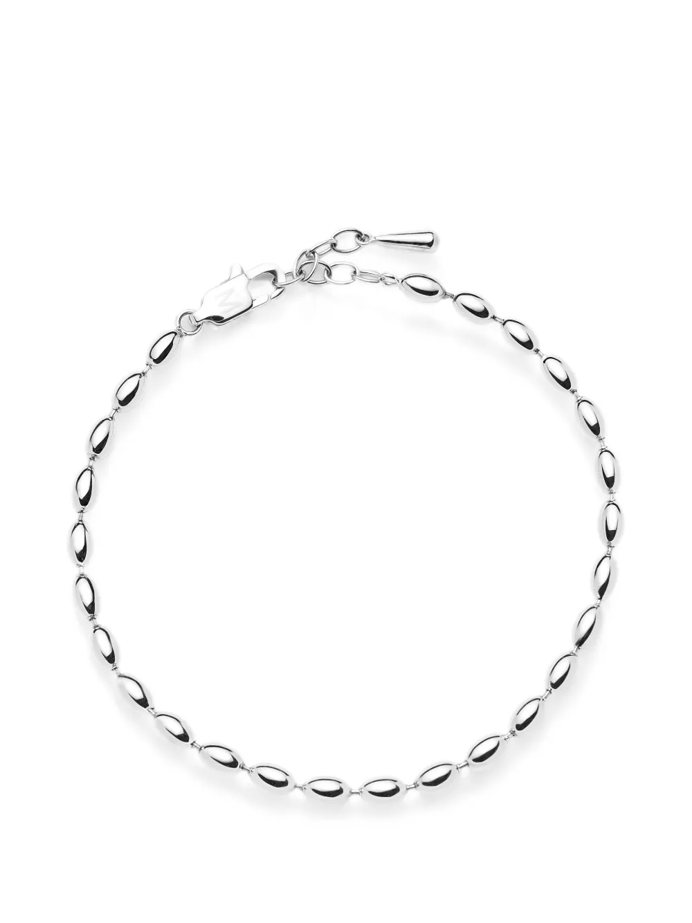 Missoma Bracciale a catena Molten Olive - Argento