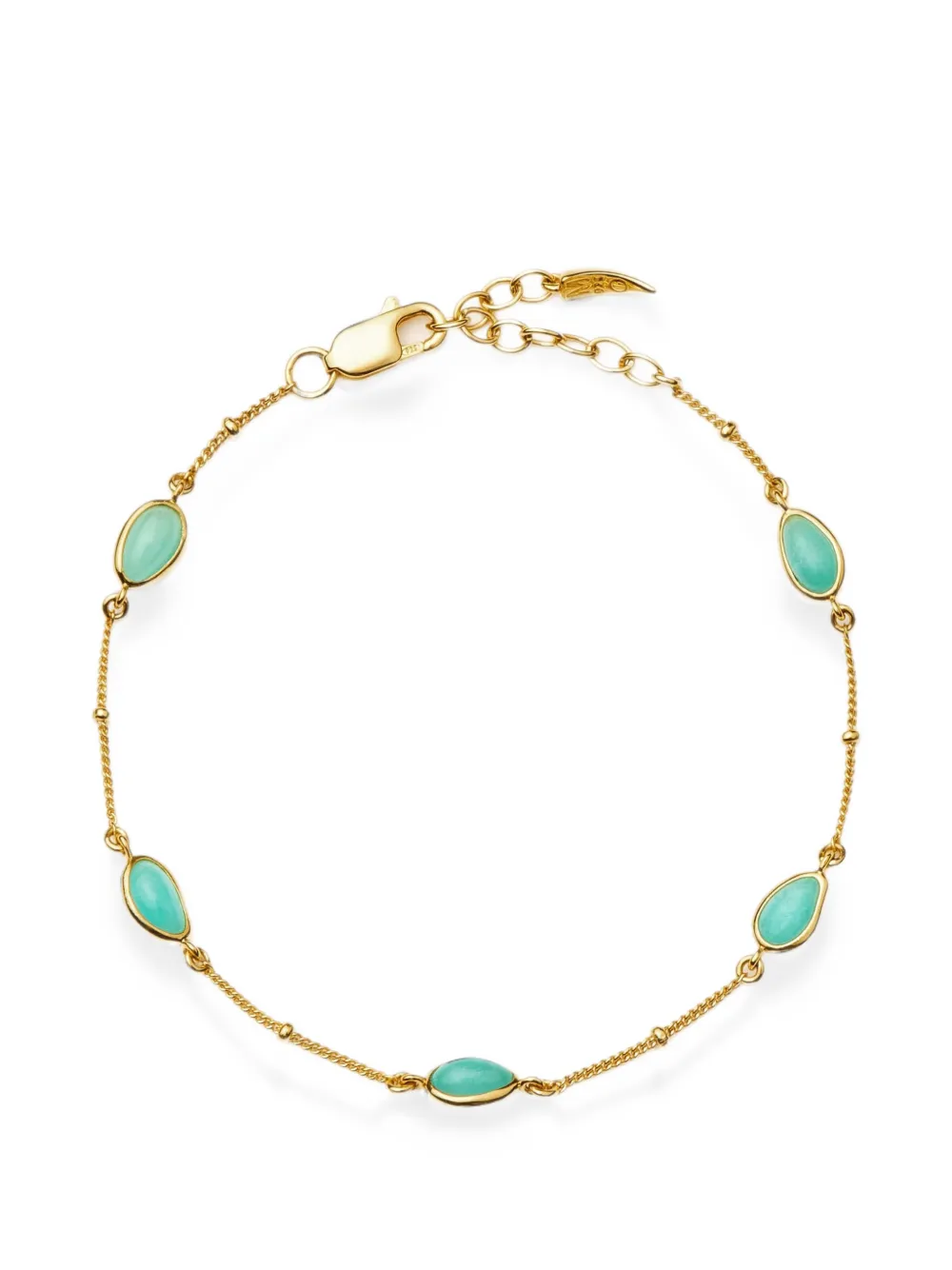 Missoma Magma amazonite-charm bracelet - Oro