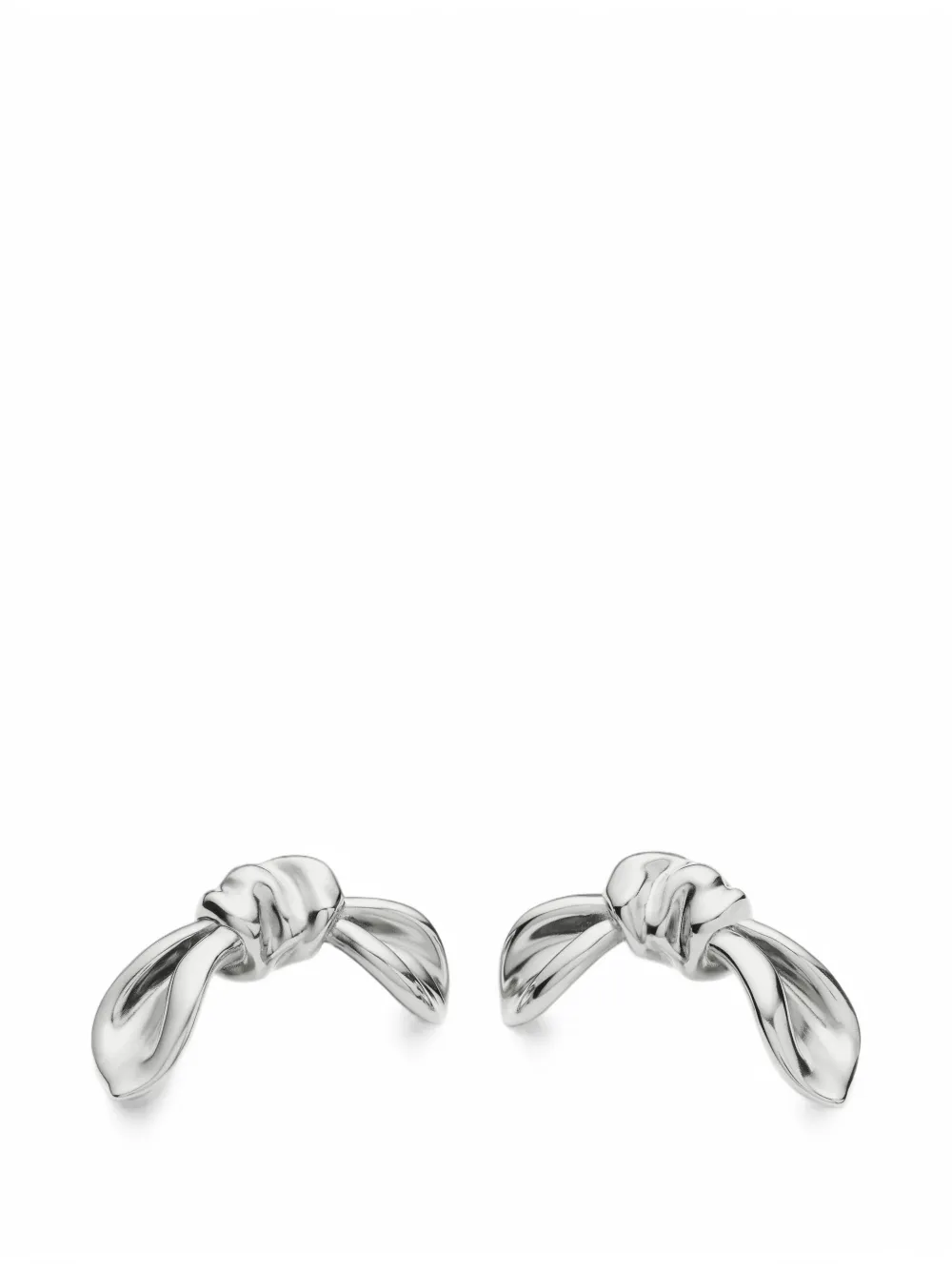Missoma x Markgong Bow stud earrings - Silber