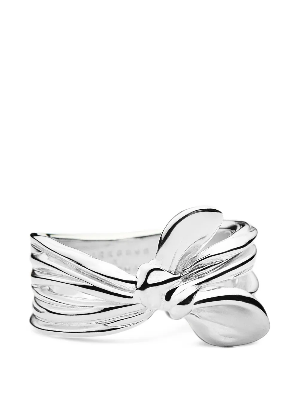 Missoma X Markgong Bow Statement Ring In Metallic