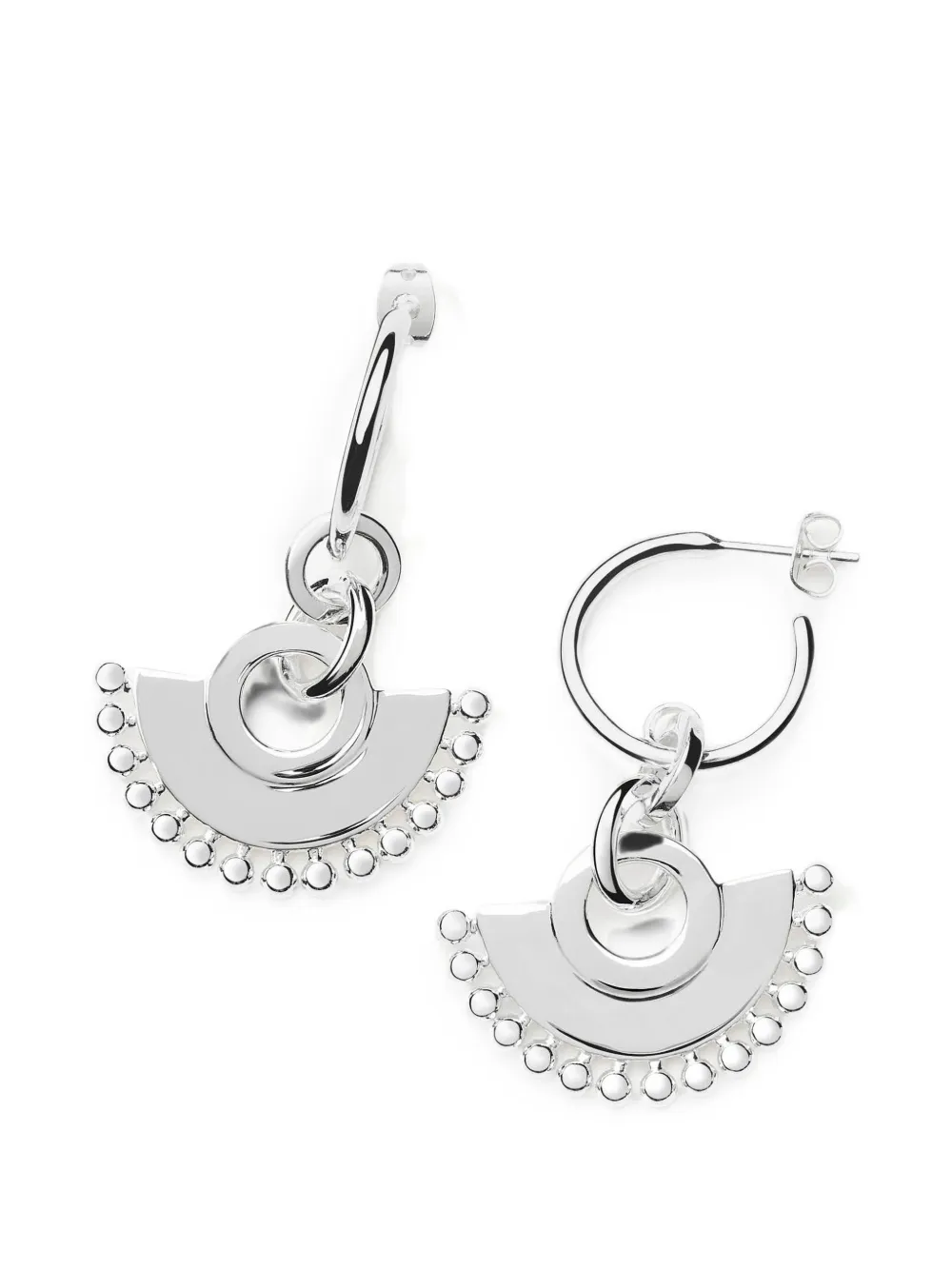 Missoma Zenyu Fan hoop earrings - Argento