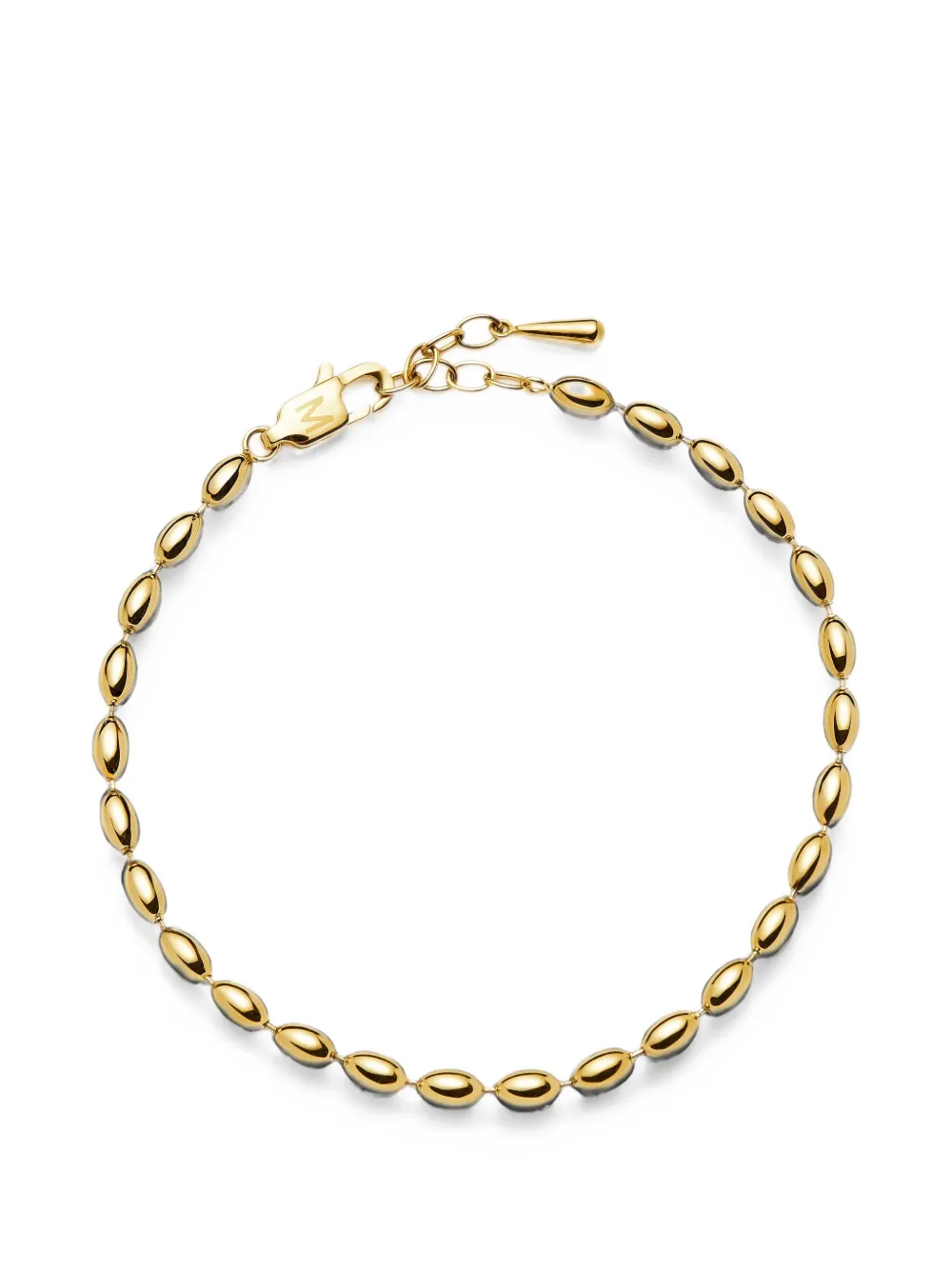 Missoma Bracciale a catena Molten Olive - Oro