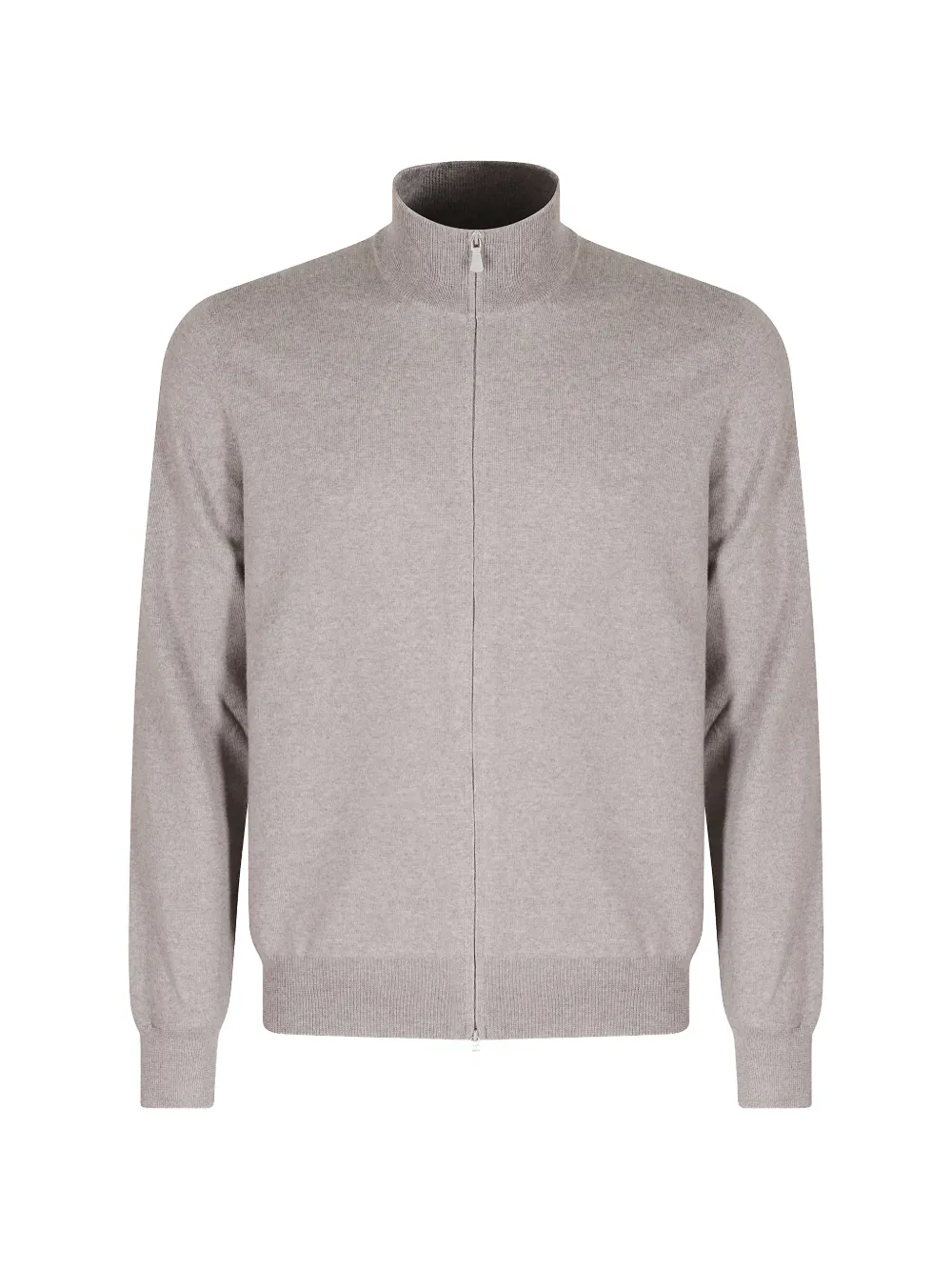 Tagliatore Raymond zip-up knitted sweater - Grau