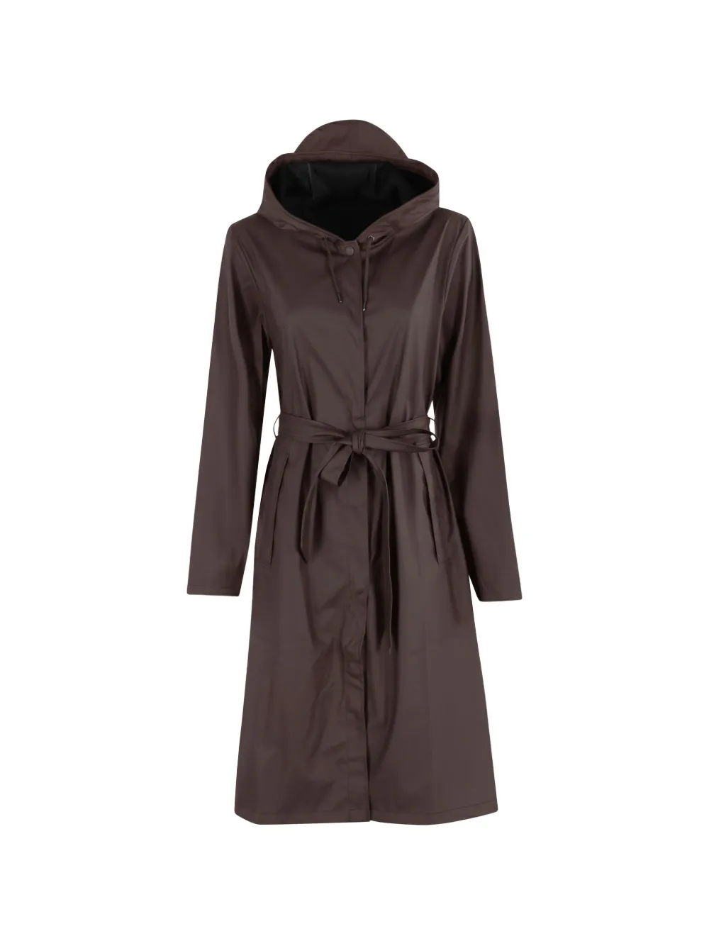Rains A-Line belted raincoat Bruin