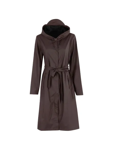 Rains A-Line belted raincoat