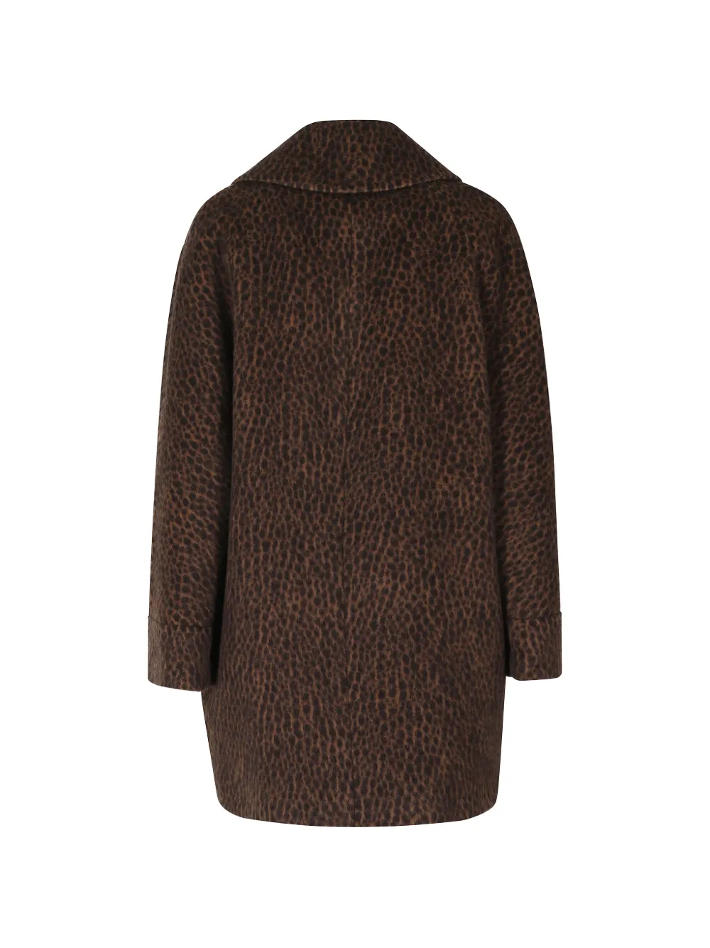 Tagliatore leopard-print double-breasted coat Bruin