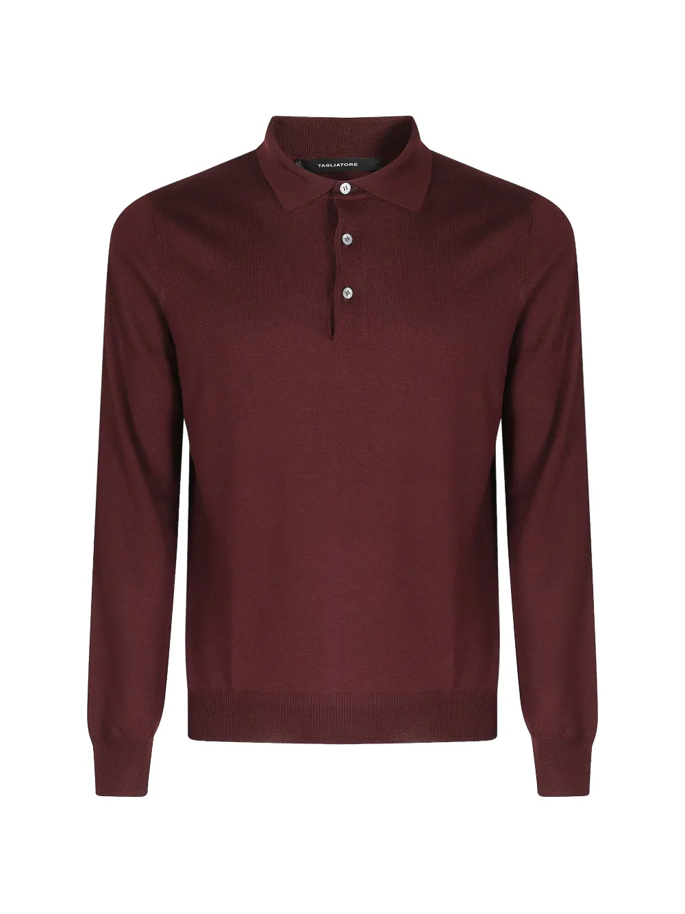 Tagliatore Palmer long-sleeve polo shirt - Rosso