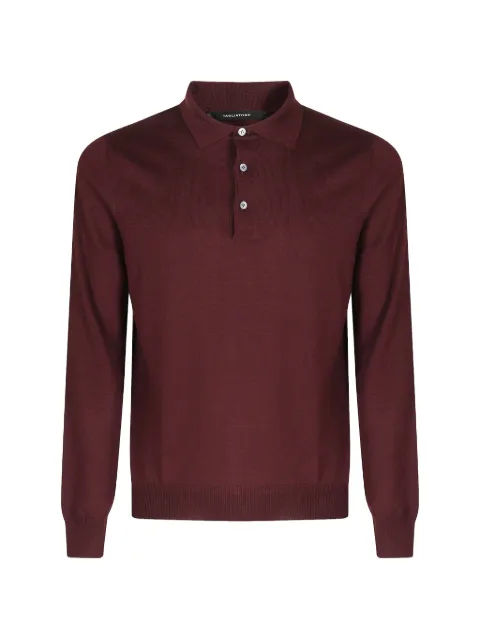 Tagliatore Palmer long-sleeve polo shirt