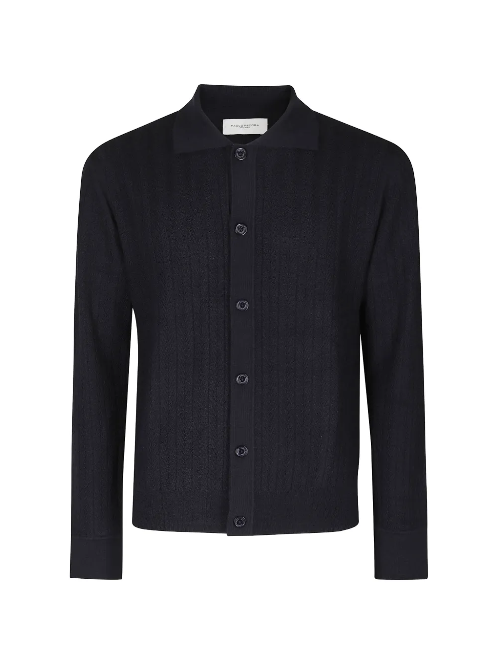 Paolo Pecora button-fastening wool cardigan Blauw