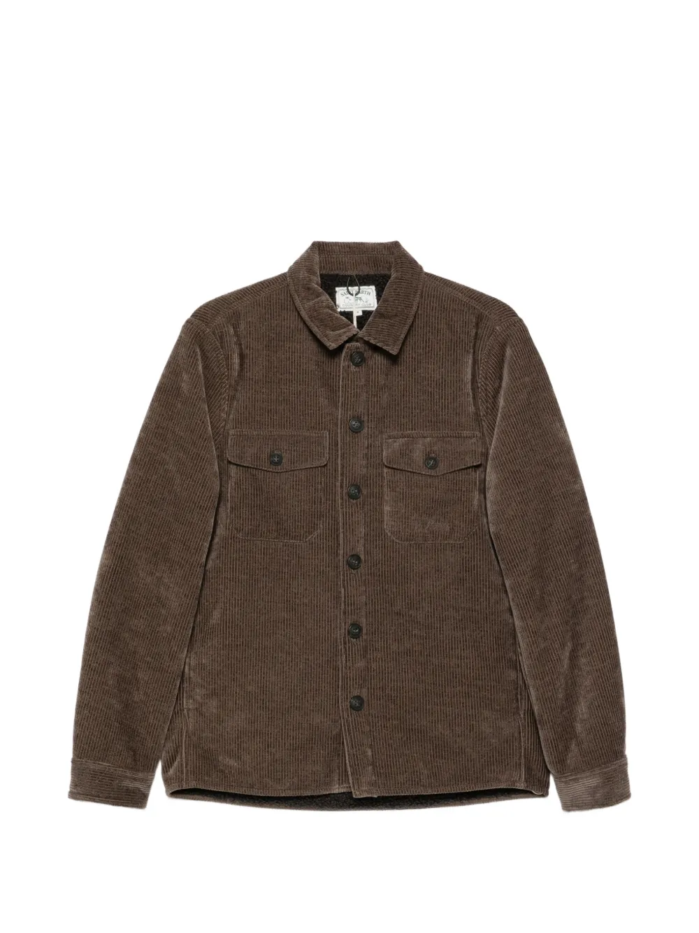 MC2 Saint Barth Landeck corduroy flap-pocket jacket Bruin