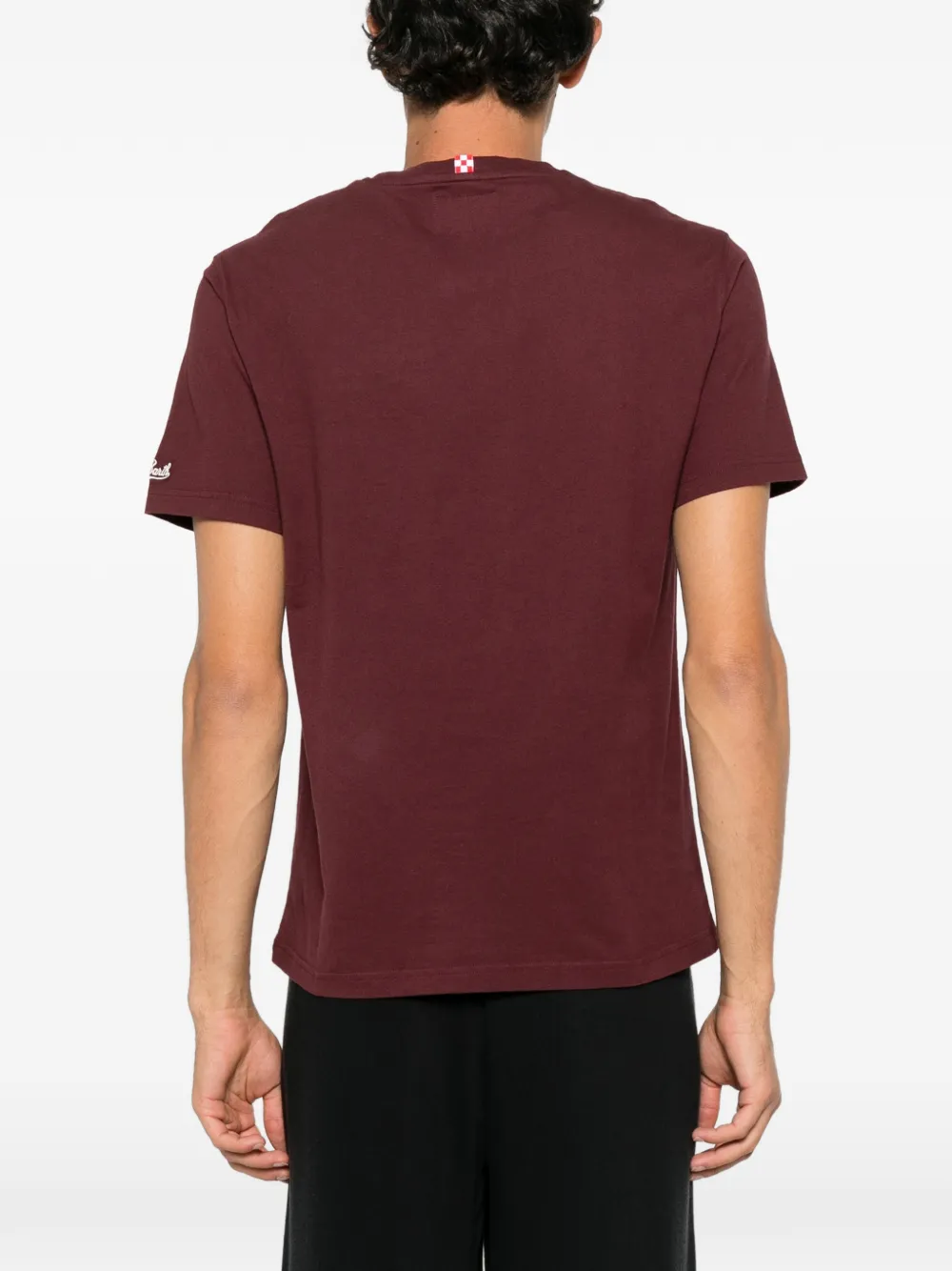 MC2 Saint Barth Arnott Land Lover embroidered T-shirt Rood