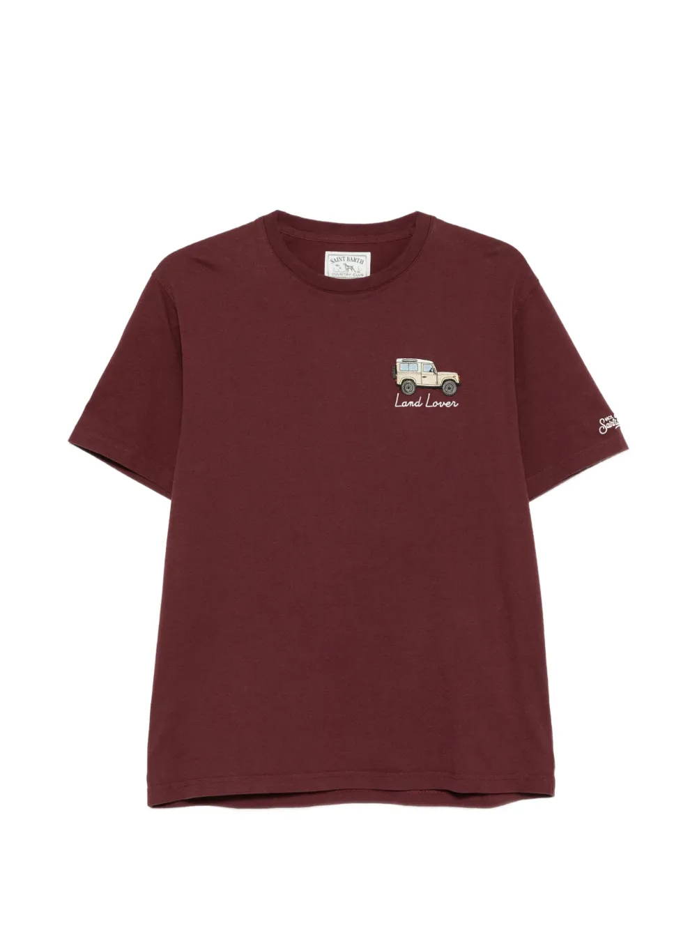 MC2 Saint Barth Arnott Land Lover embroidered T-shirt Rood