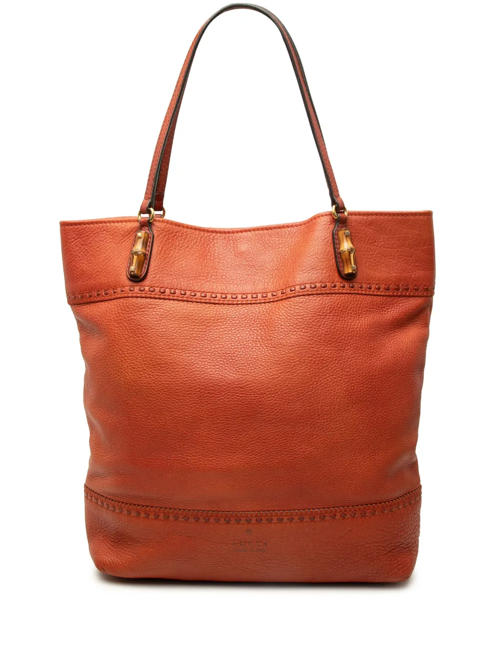 Gucci Pre-Owned 2000-2015 Large Calfskin Laidback Crafty tote bag - Orange
