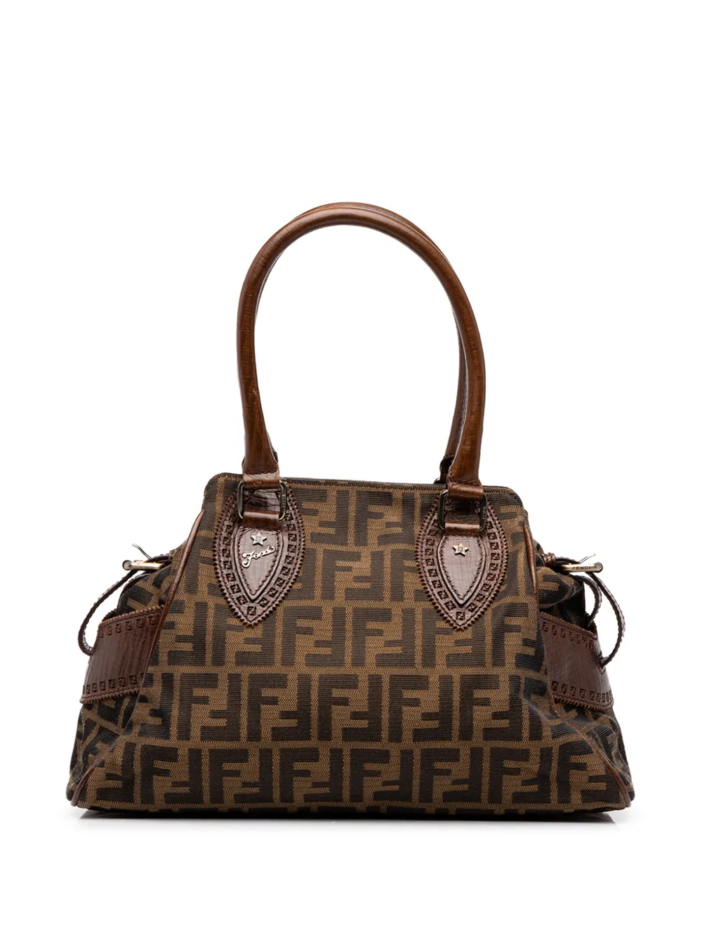Fendi Pre-Owned 2000-2010 Zucca Canvas Etniko handbag - Brown