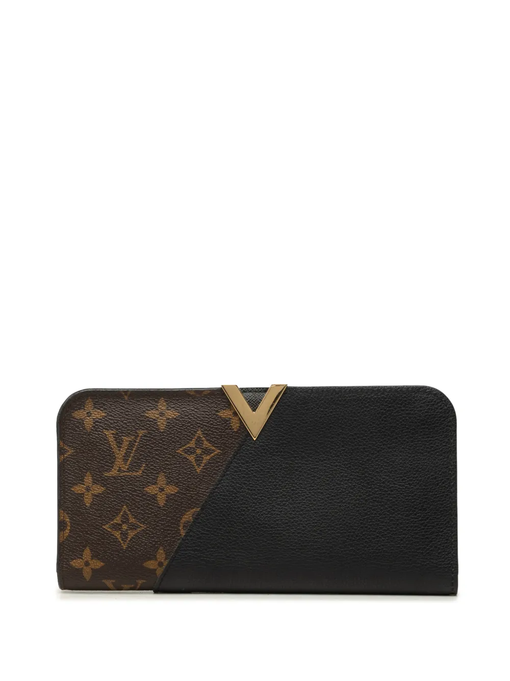 Louis Vuitton Pre-Owned 2016 Monogram Kimono Wallet long wallets - Black