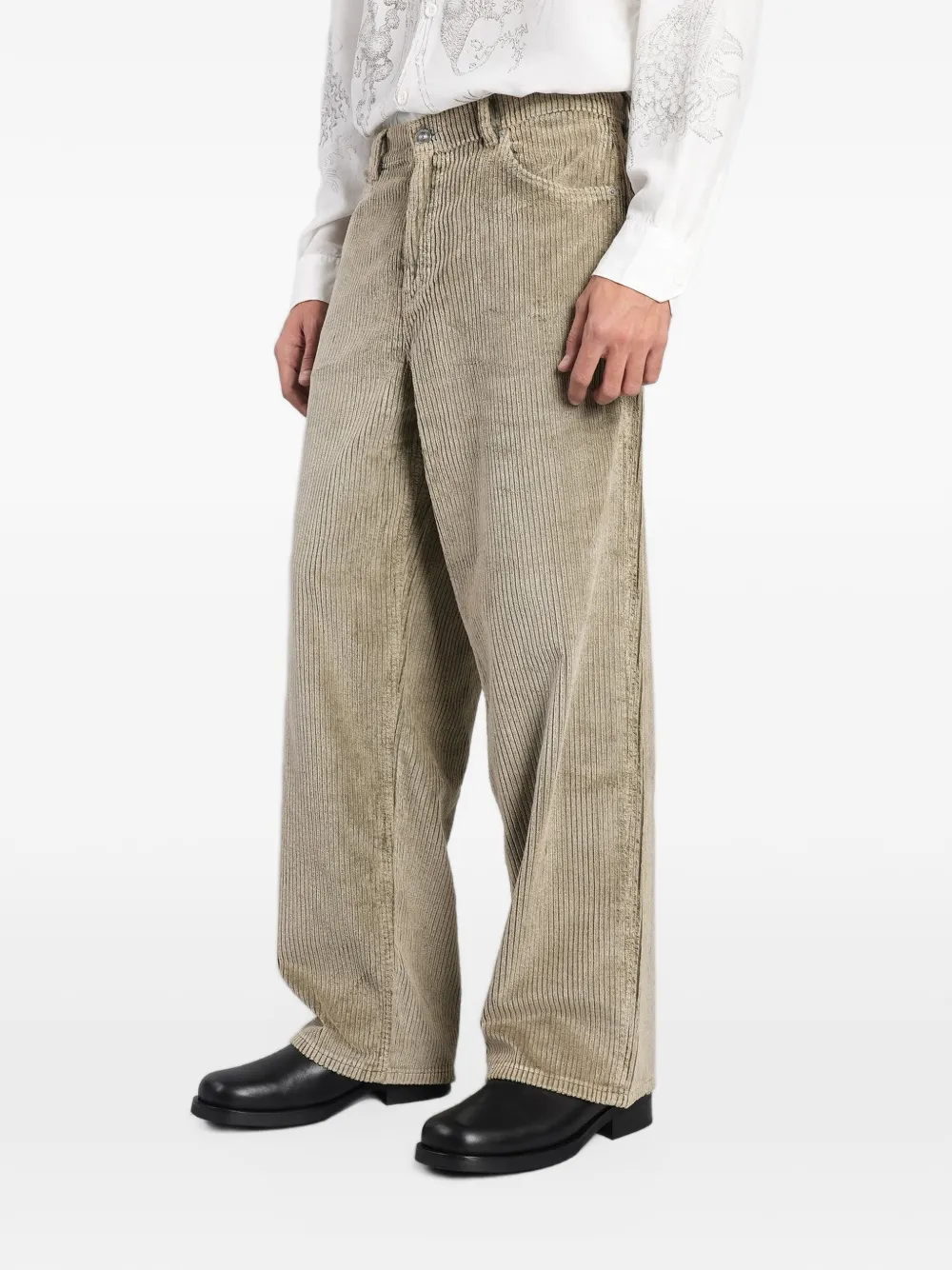 OUR LEGACY Vast Cut old estate wash cord trousers Beige