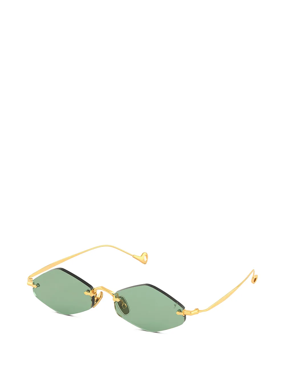 Eyepetizer Dunmore zonnebril met geometrisch montuur Goud