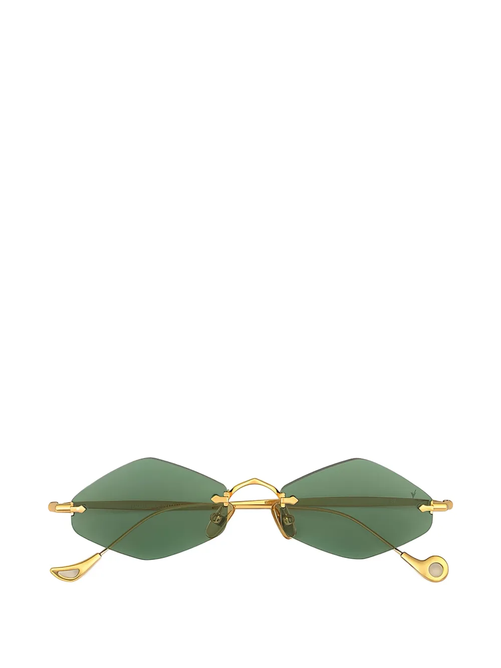 Eyepetizer Dunmore zonnebril met geometrisch montuur Goud