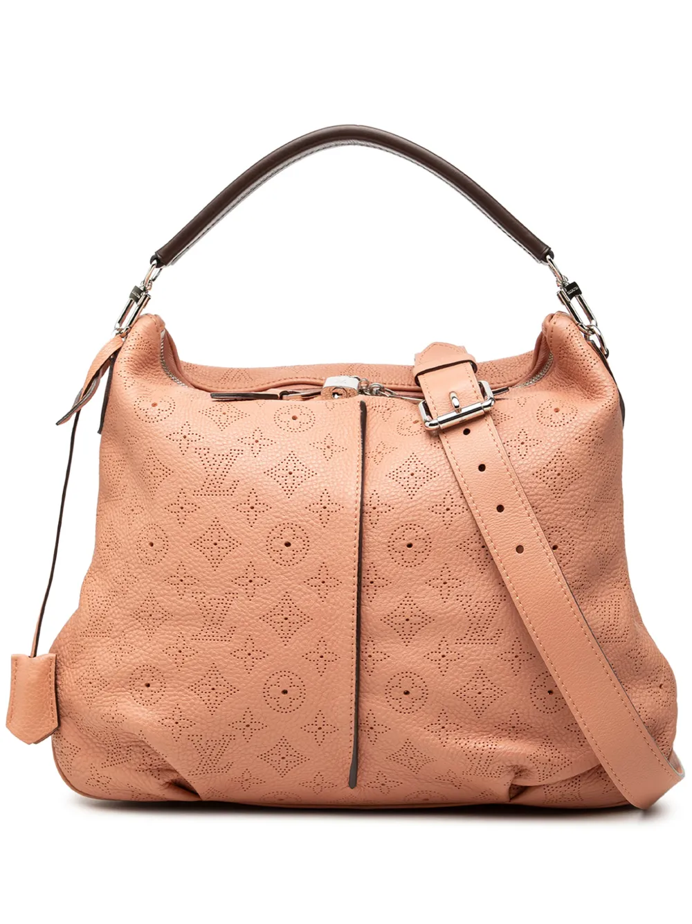 Louis Vuitton Pre-Owned 2013 Monogram Mahina Selene PM satchel - Rosa