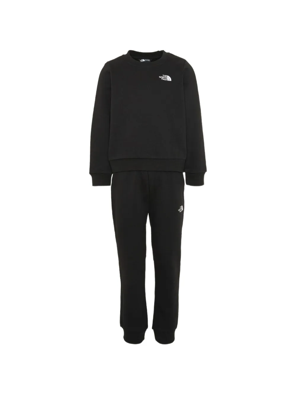 The North Face Kids logo-print tracksuit set - Nero