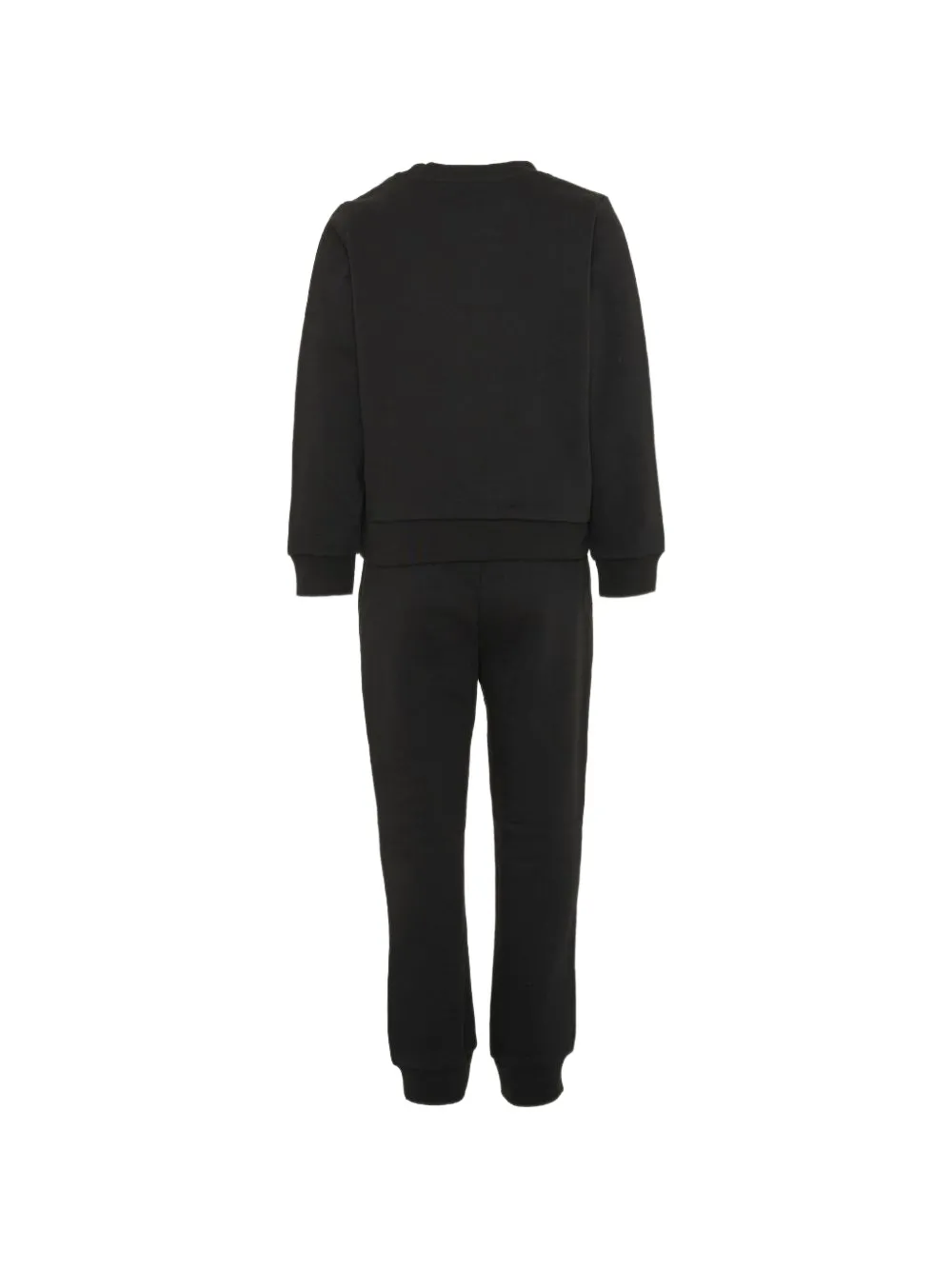 The North Face Kids logo-print tracksuit set Zwart