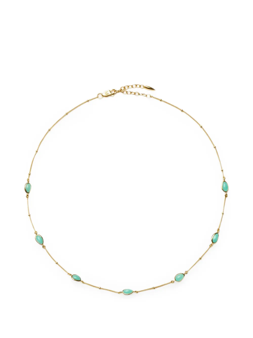 Missoma Magma amazonite-embellished charm choker - Oro