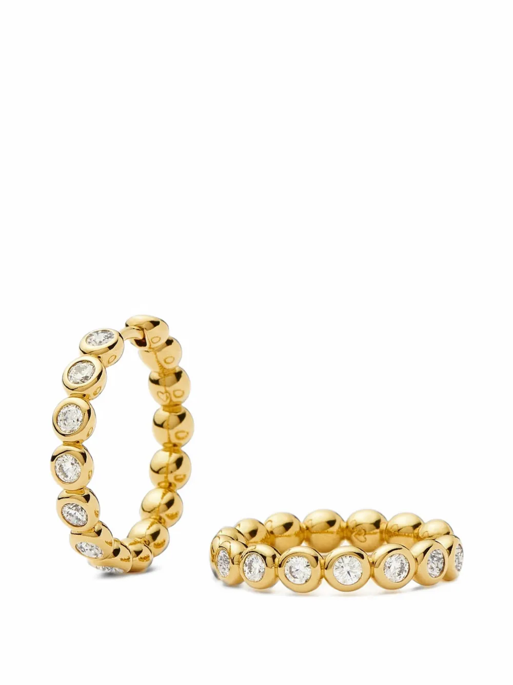 Missoma Tennis Classic hoop earrings - Gold