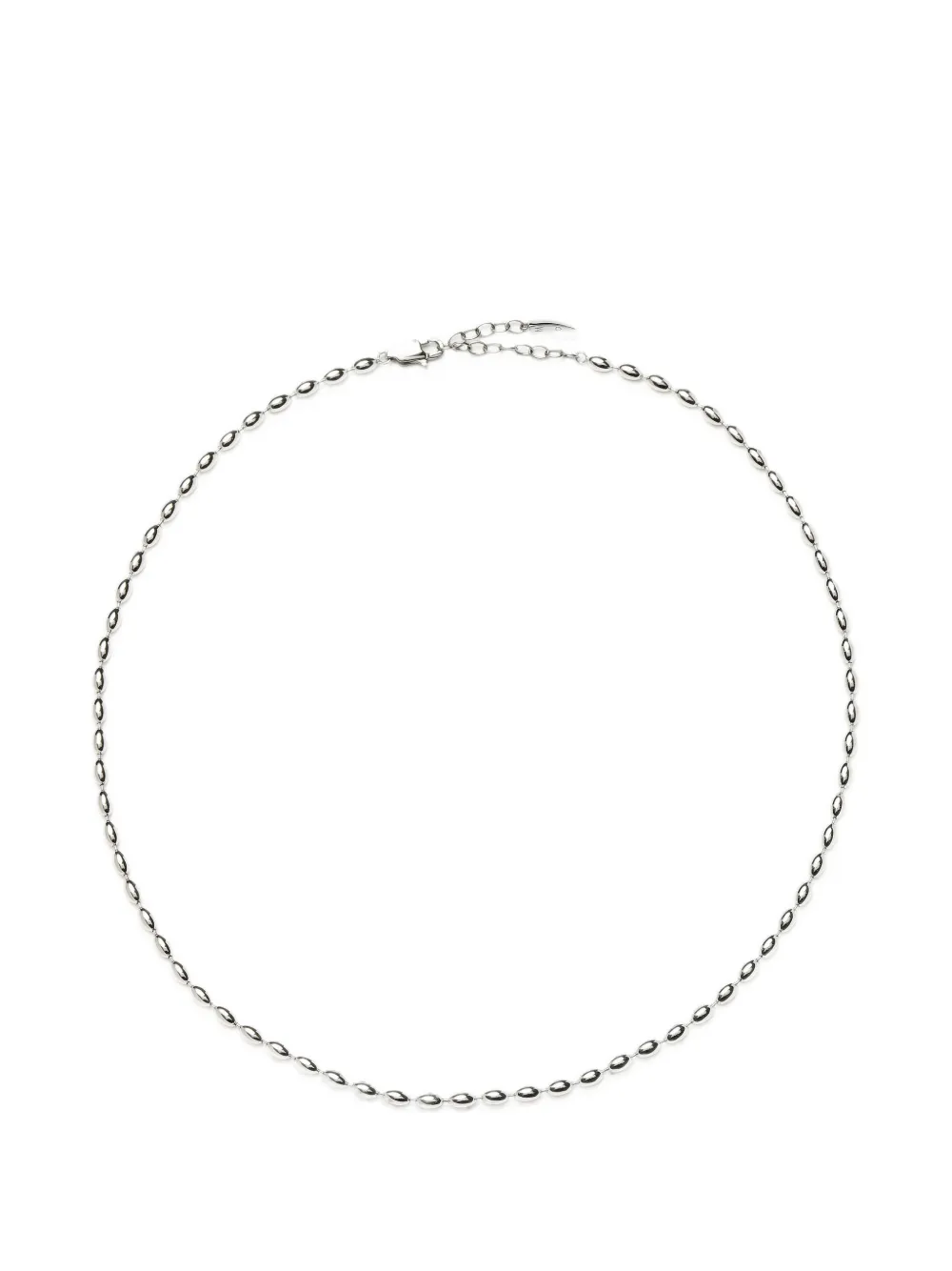 Missoma Collana a catena Molten Olive - Argento