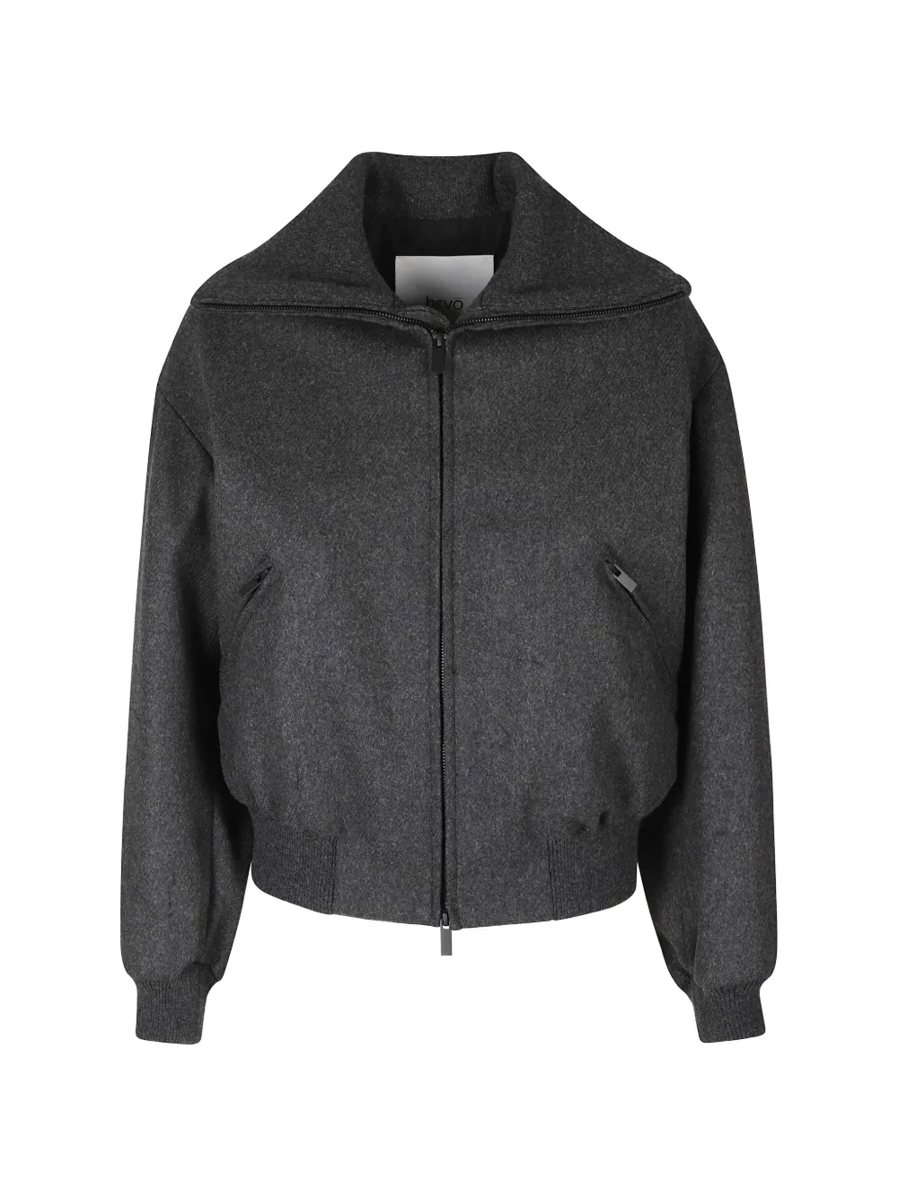 Hevo veste Palmintiello à fermeture zippée - Gris