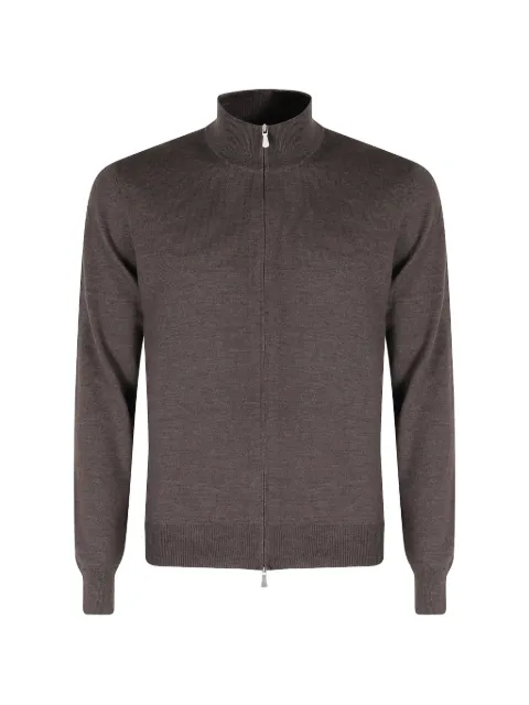 Tagliatore zip-up knitted cardigan