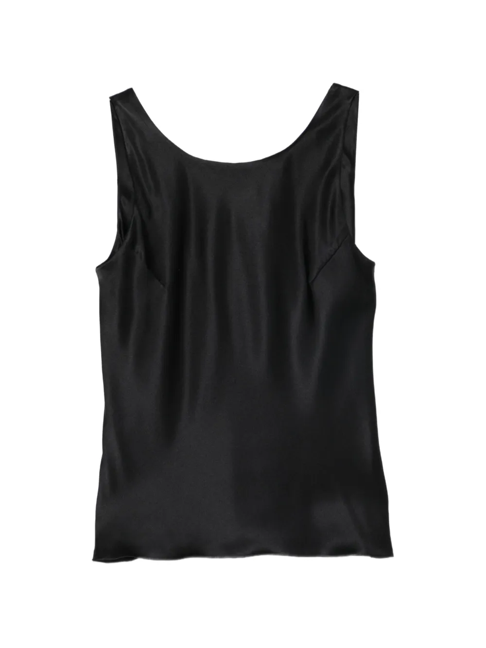STYLAND V-back sleeveless top - Nero