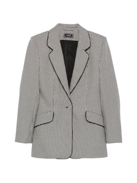 STYLAND houndstooth-pattern blazer