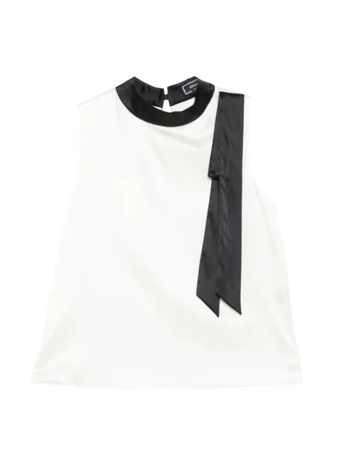 STYLAND bow-detail sleeveless blouse