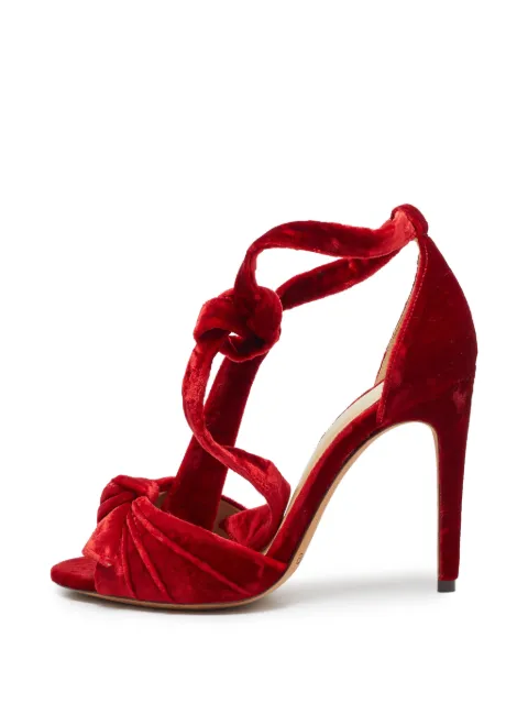 Alexandre Birman Clarita velvet sandals