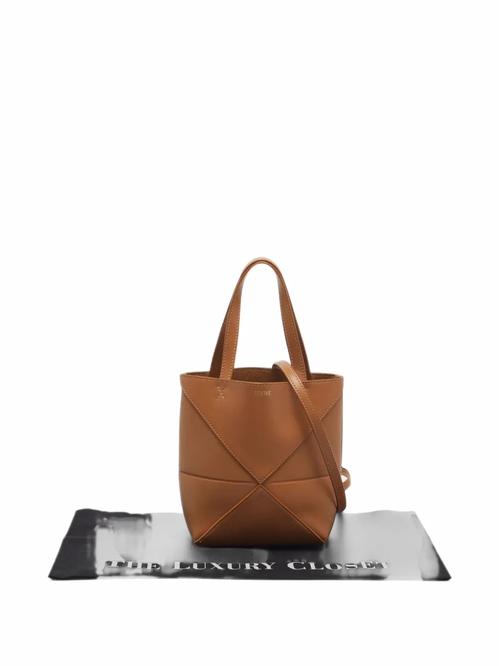 Loewe Pre-Owned Puzzle kleine shopper Bruin