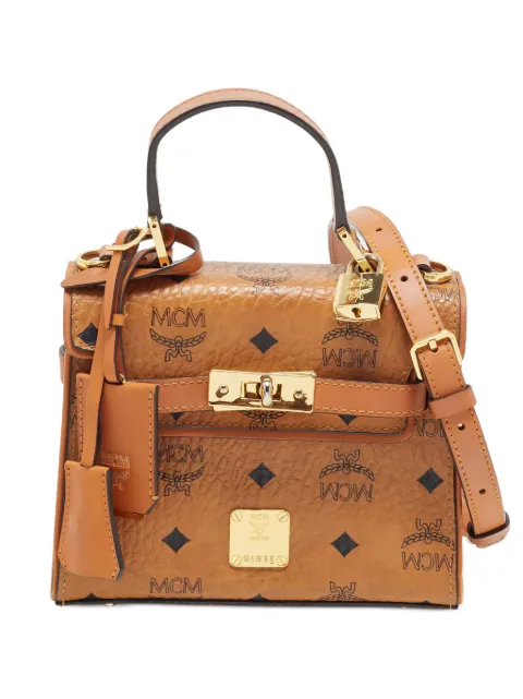 MCM Pre-Owned mini Heritage Visetos satchel bag