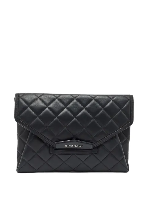 Givenchy Pre-Owned Antigona quilted clutch bag